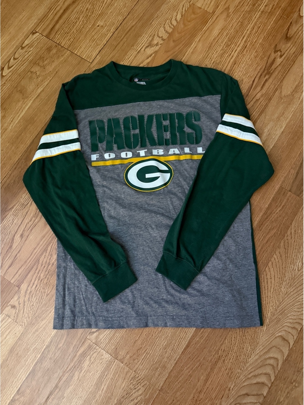 Green Bay Packers Football Long Sleeve Shirt Medium